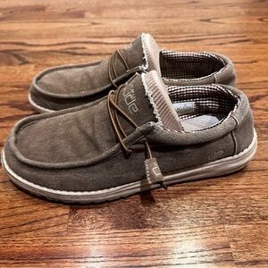 HEY DUDE - Canvass Wally Nut Slip On, Men’s Size 12